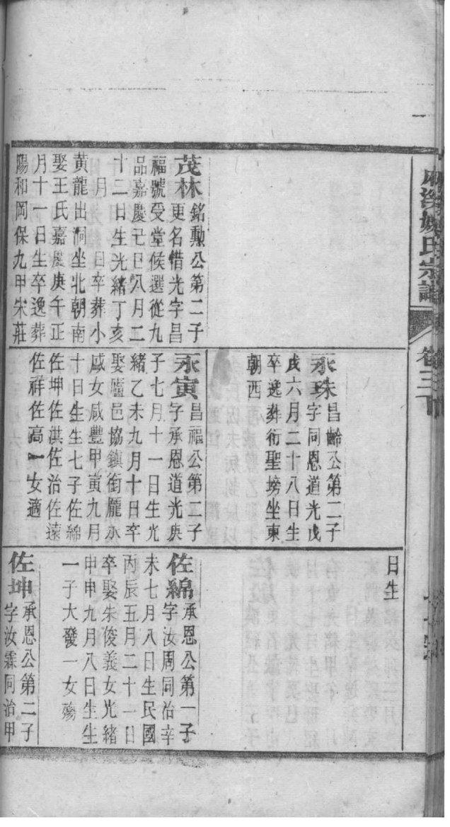 山东登州府李姓家谱