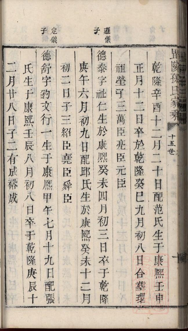智姓辈分排行世系表