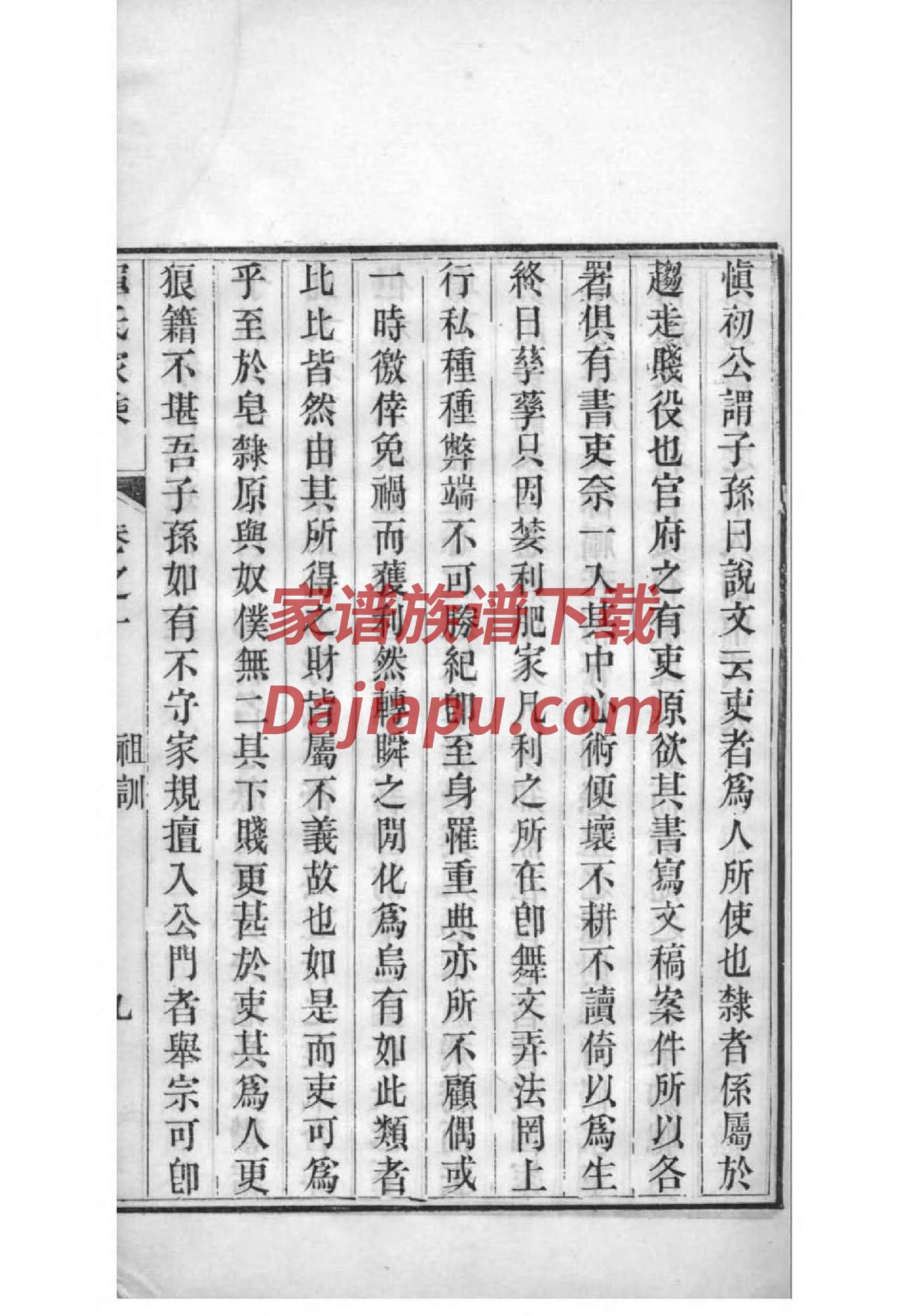七甲杨氏家族族谱辈分