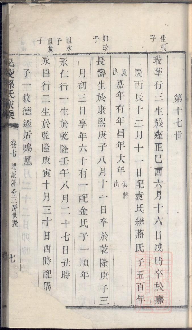 盐城陈氏家谱
