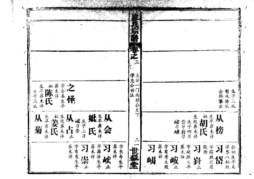 错氏辈分表
