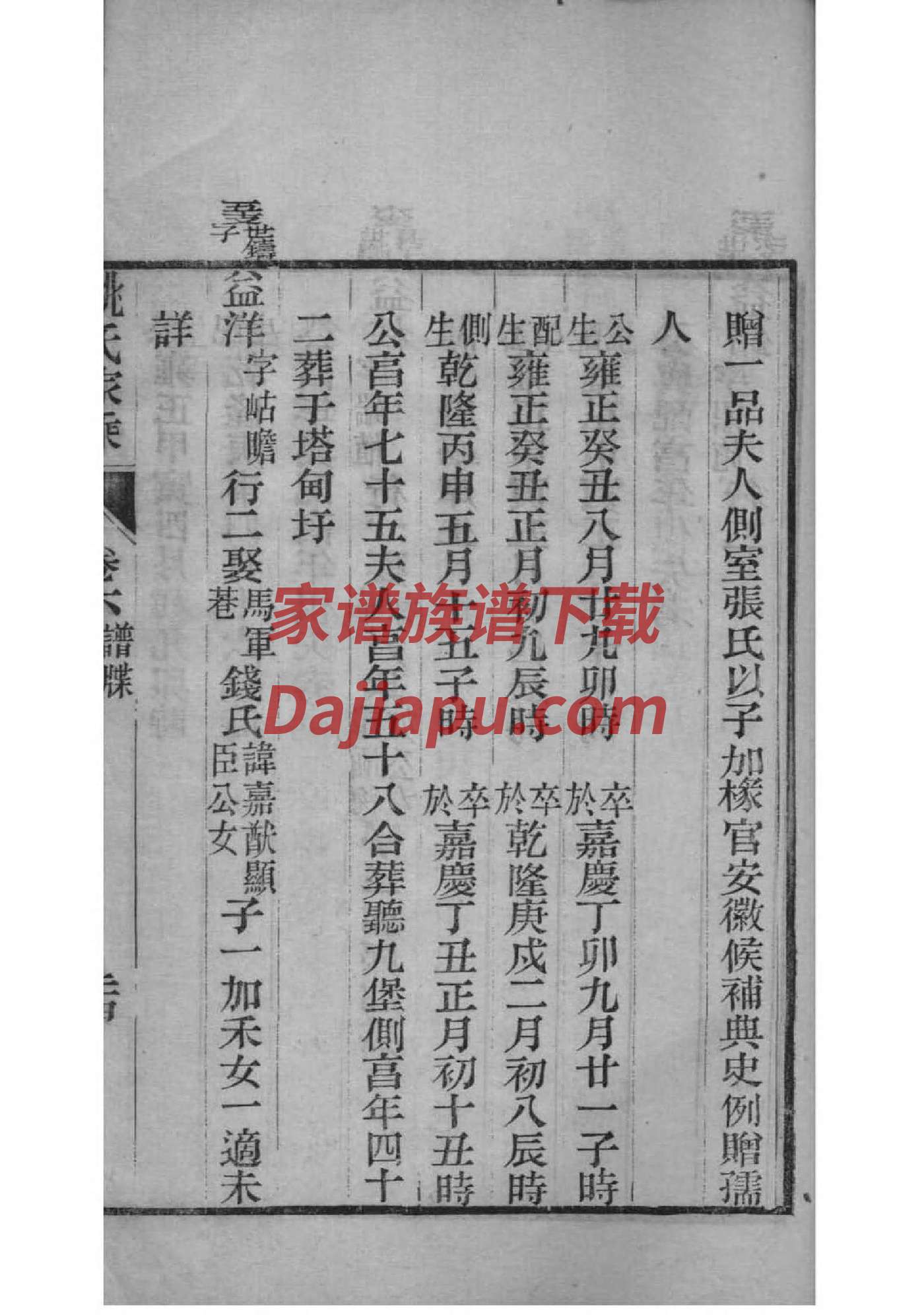 邱氏族谱在哪里看