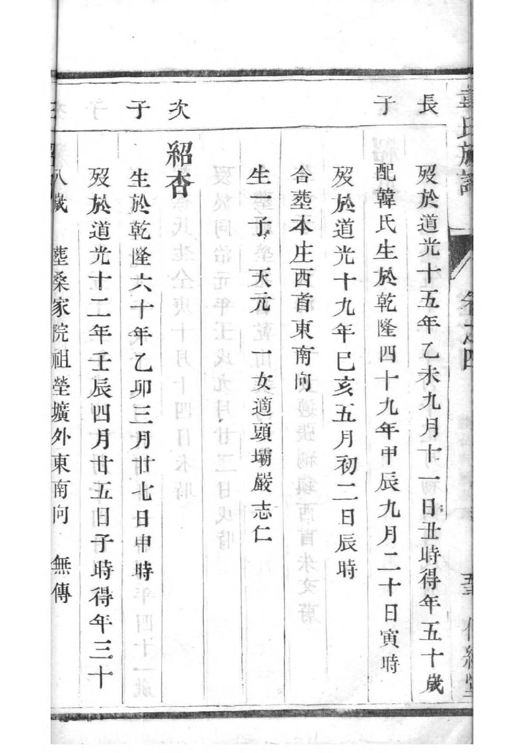崇姓族谱字辈排行