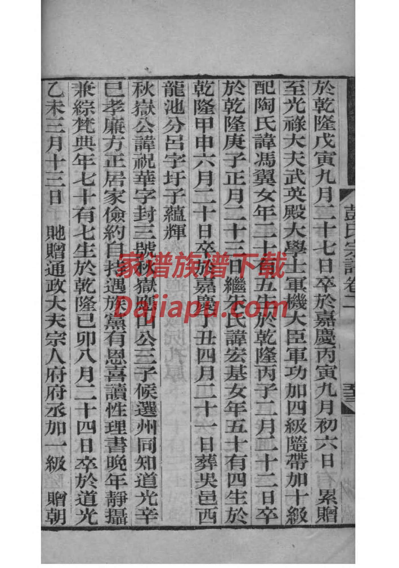 塔氏家谱族谱数据库