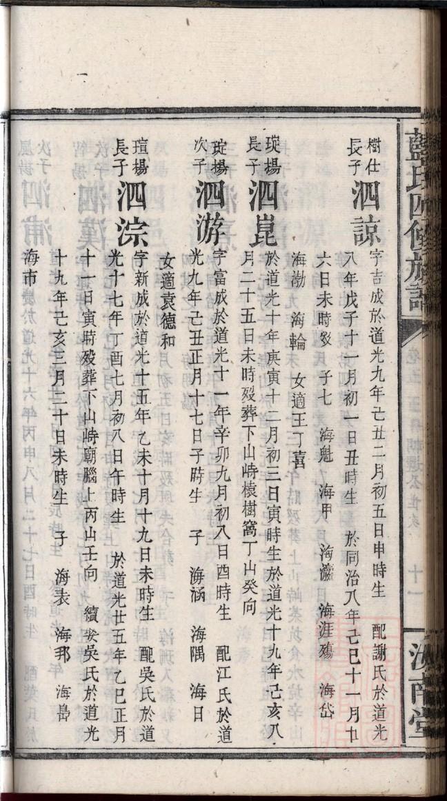 资阳杨氏家谱