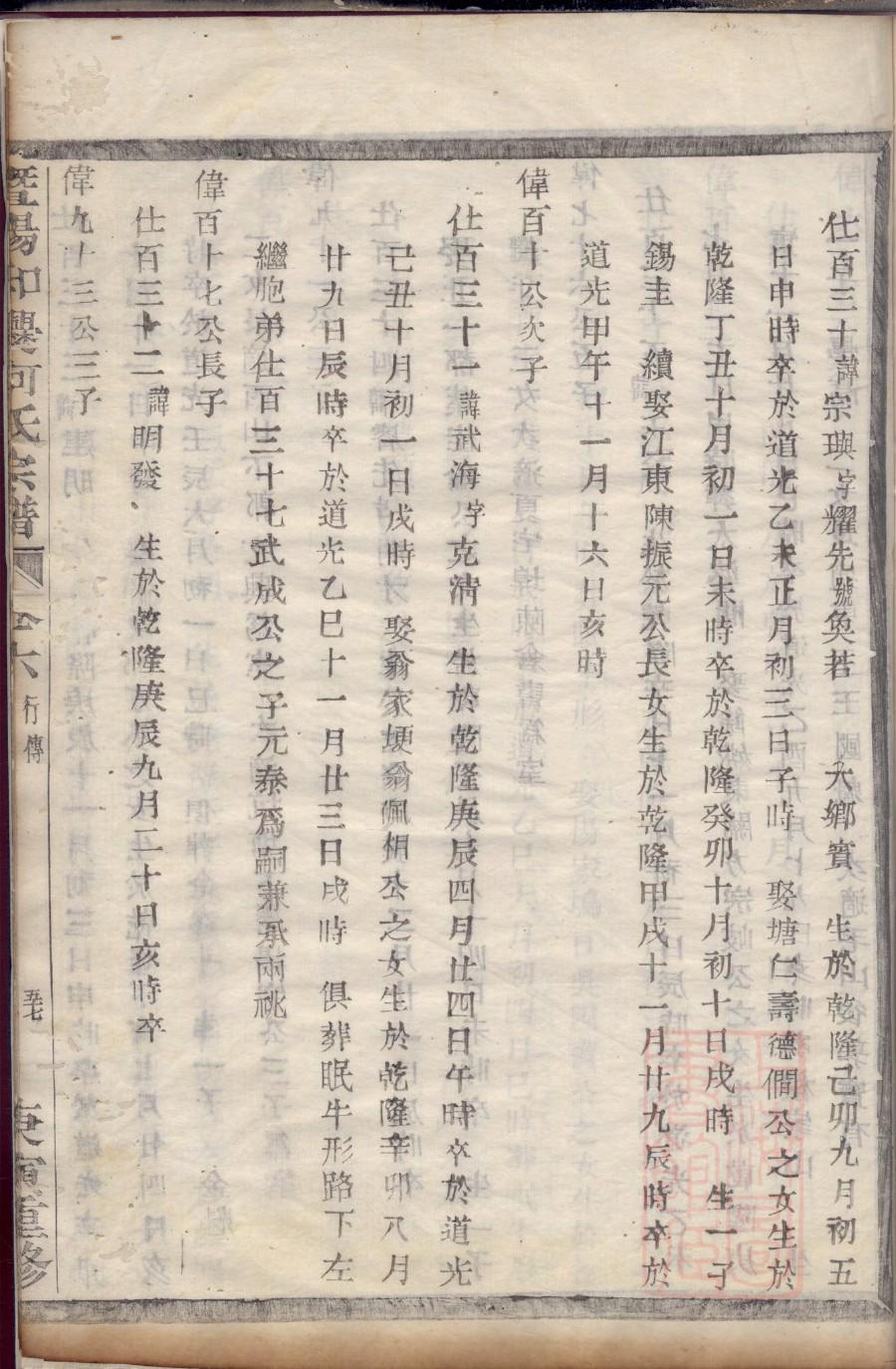 丹东东港修氏家谱