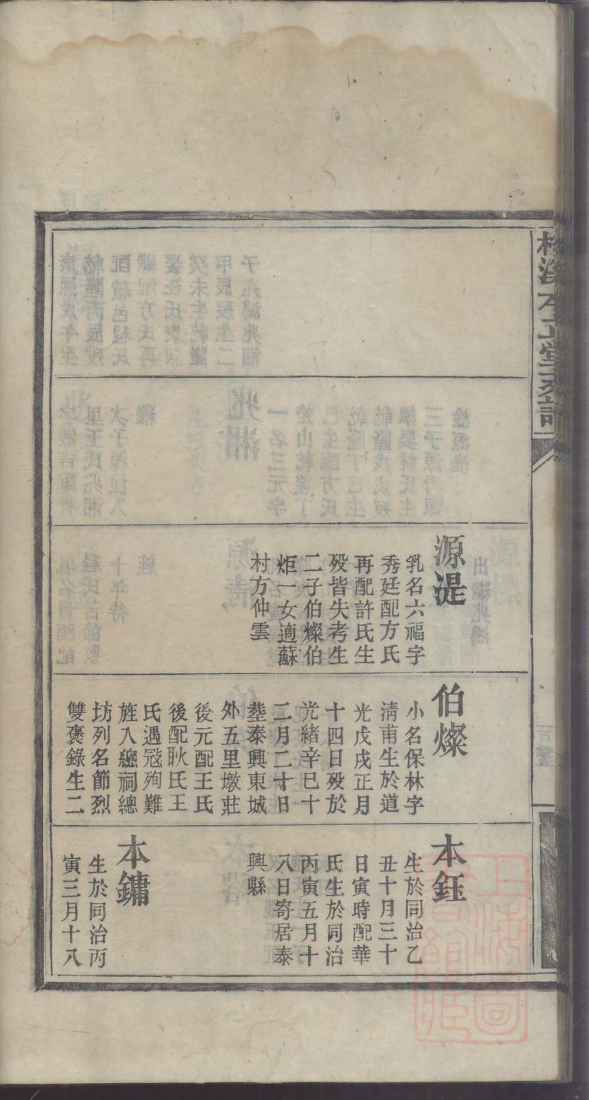 蒋姓家谱