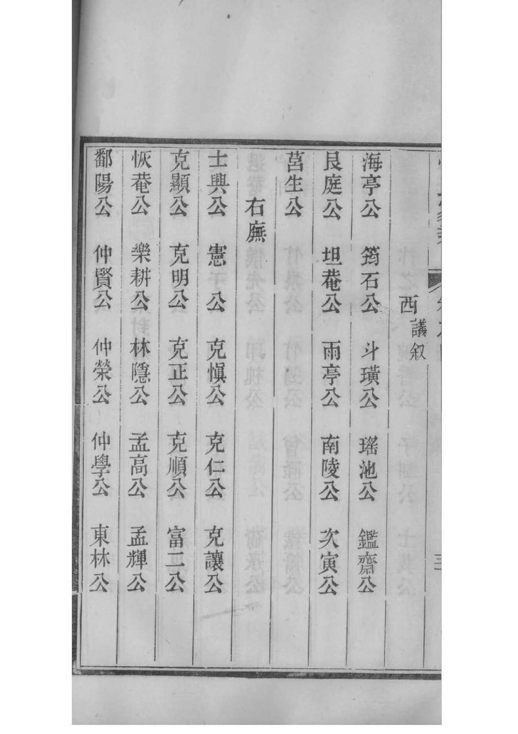 权姓族谱字辈大全