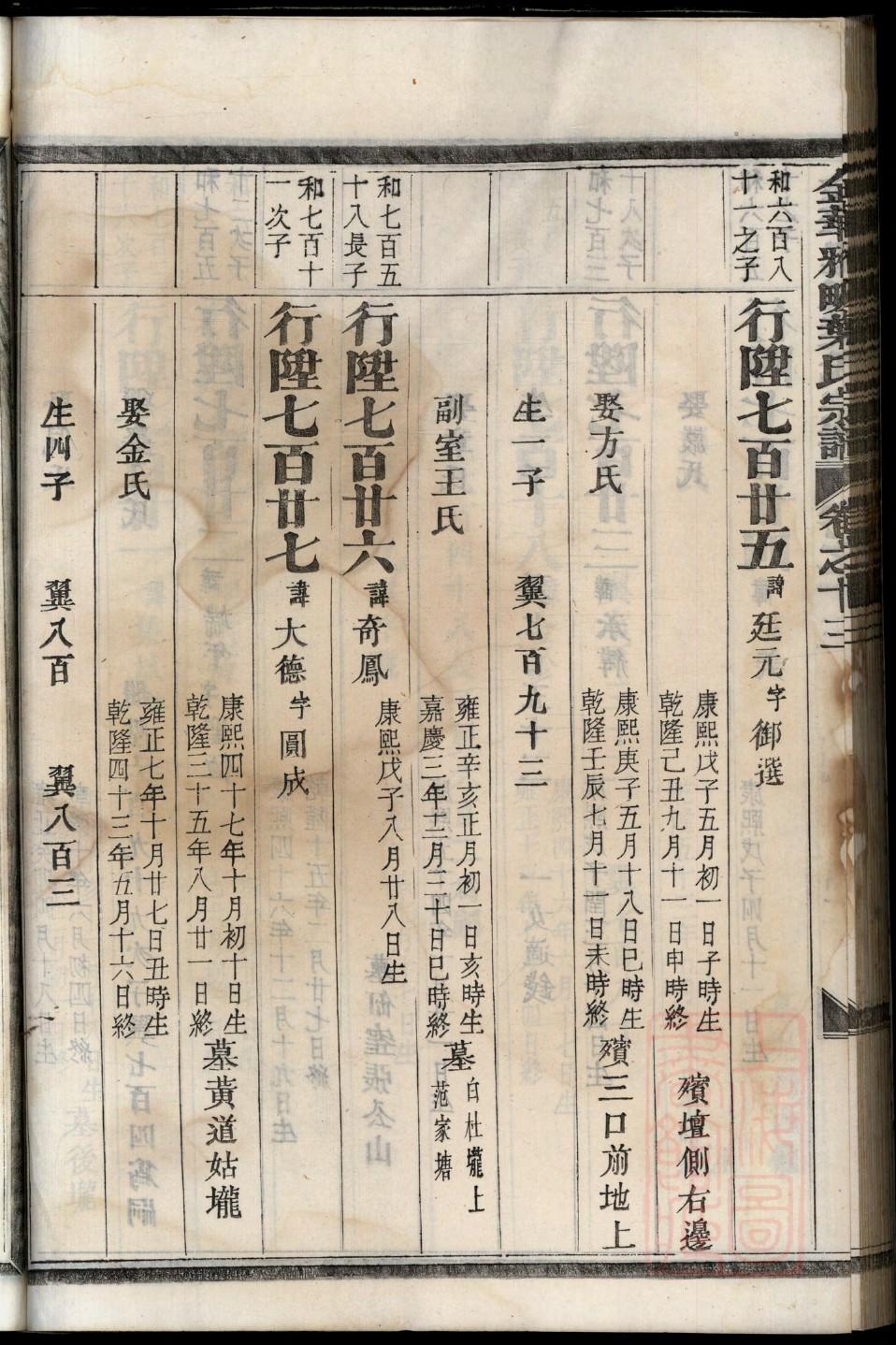 家谱格式WORD版