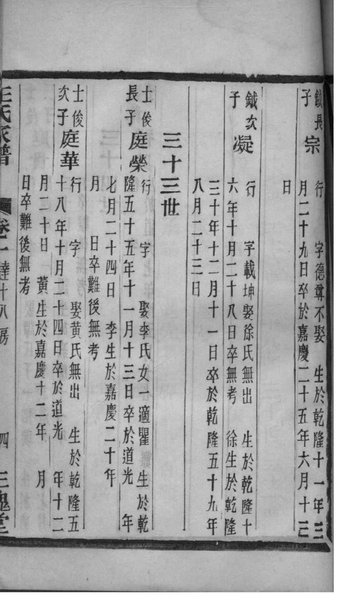 家谱表格制作