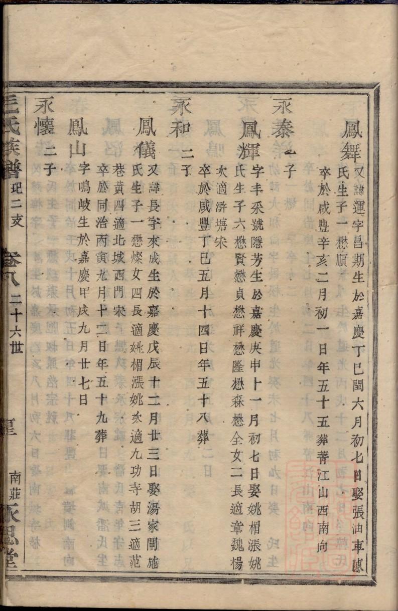 北京书局钱氏家谱
