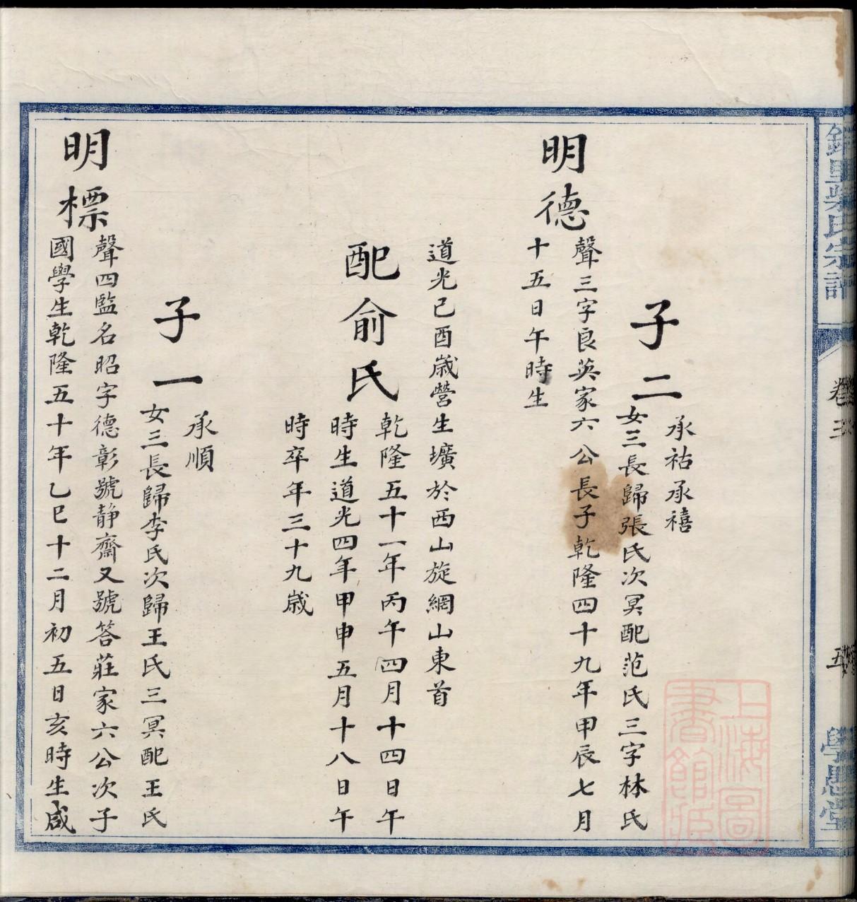 户氏辈分表