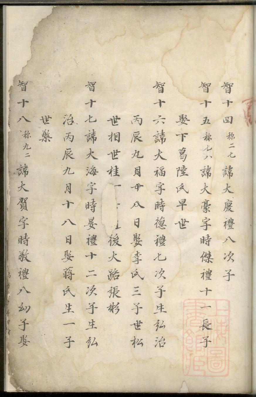 免费家谱及族谱记录