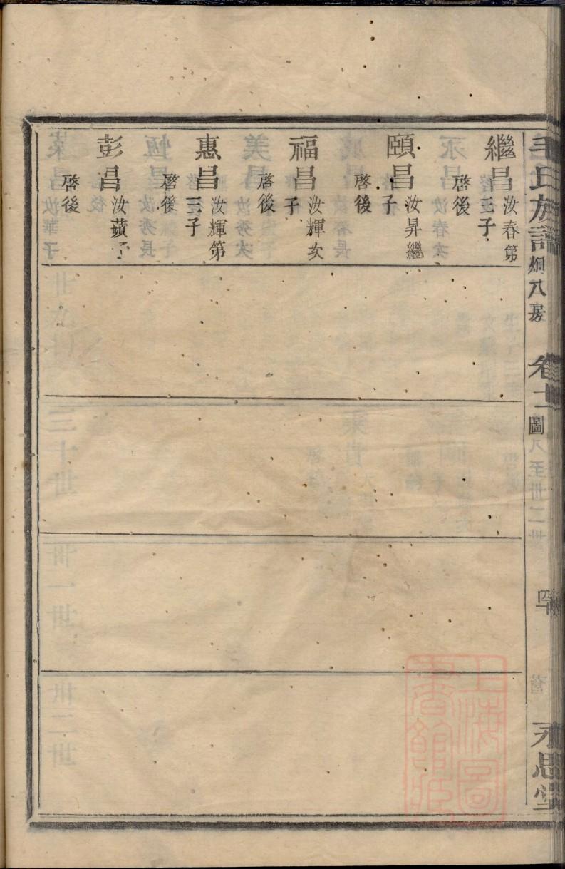 黄峭山公族谱