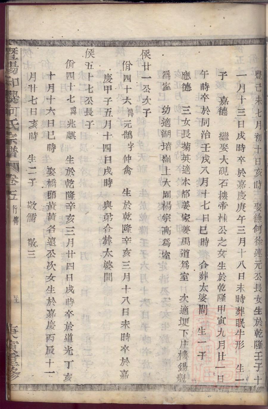 黄梅蔡氏家谱
