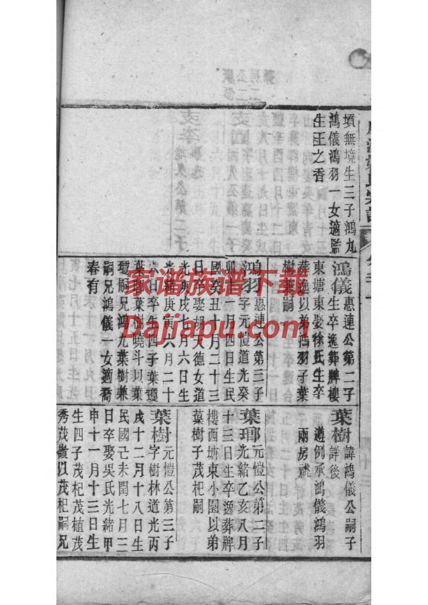 广西平乐李梁公家谱