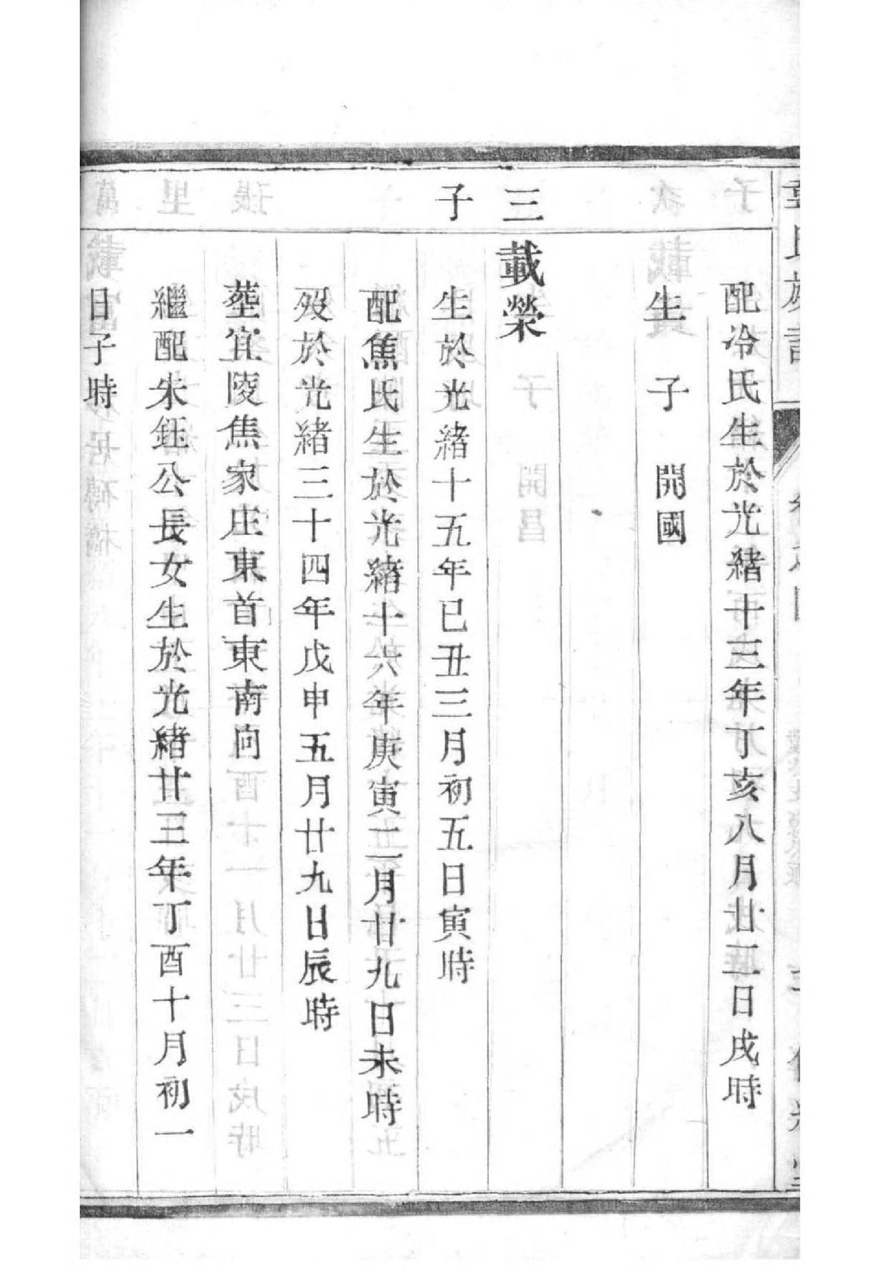 杨氏族谱字派