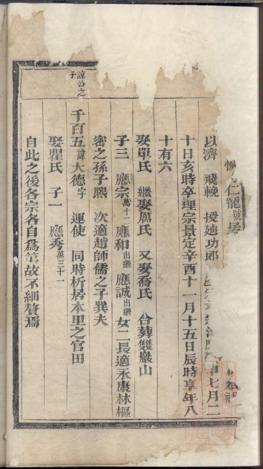 粟氏字辈介绍