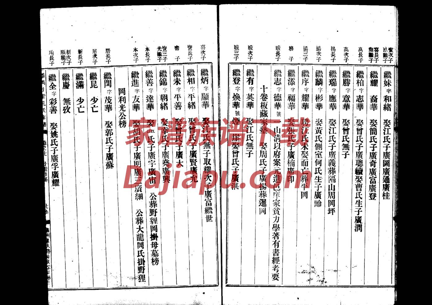 枣杭王氏家谱