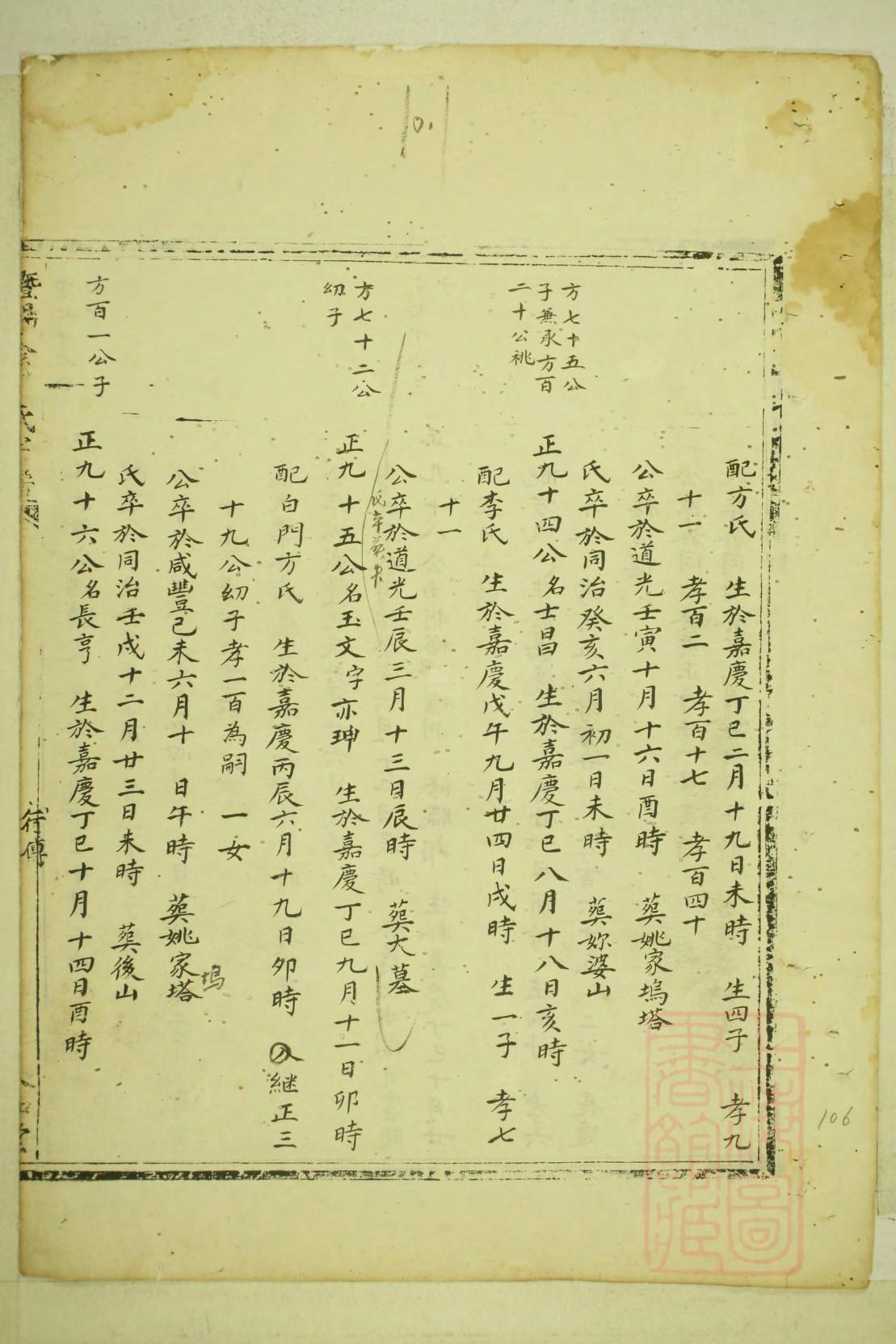 沈氏字辈介绍