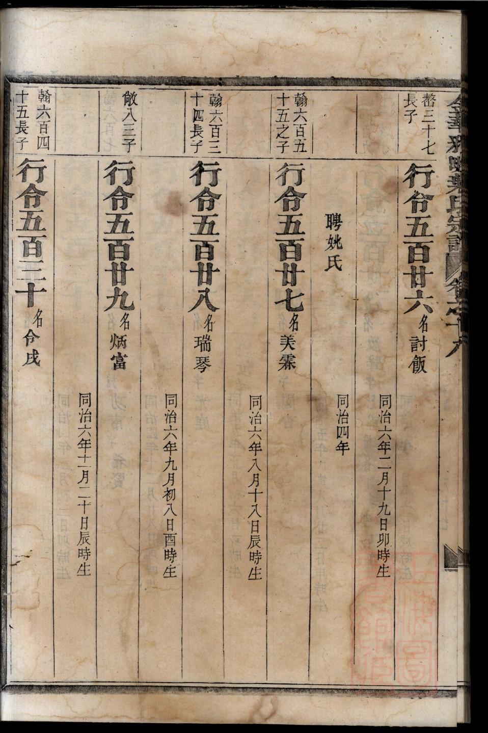 蔡家家谱