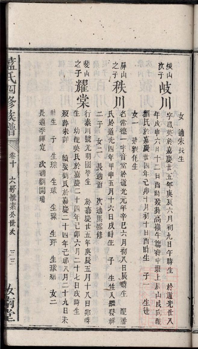 西平县王氏家谱字辈