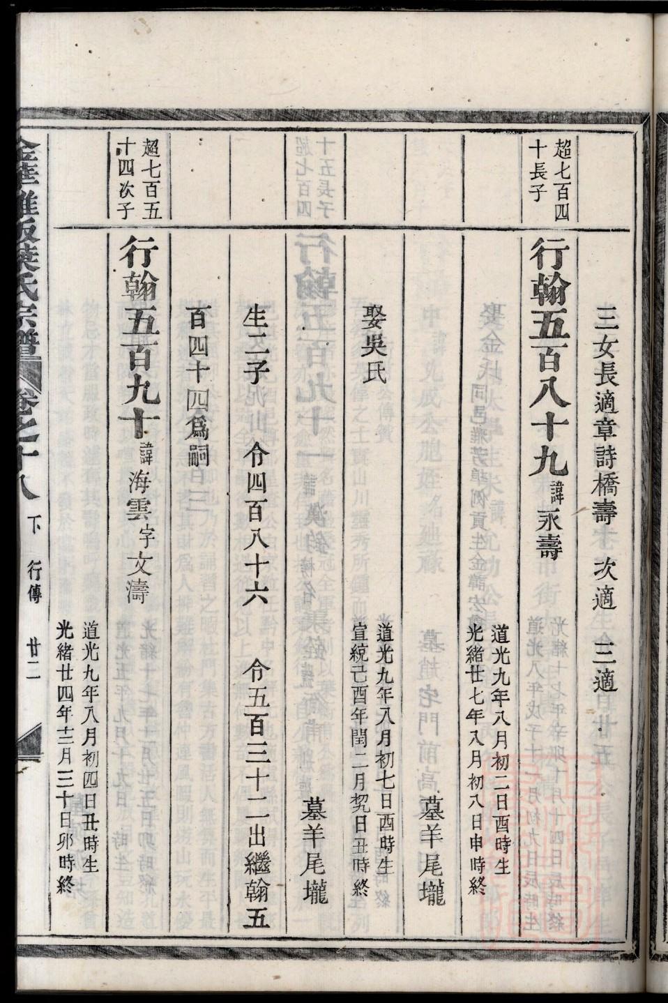 蓟氏族谱字辈大全