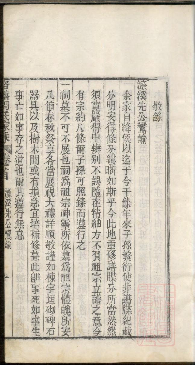 赵家的家谱