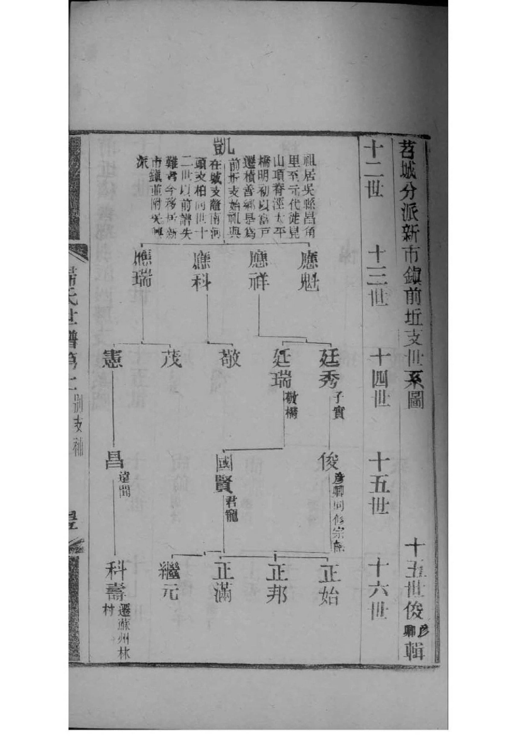 陈氏家谱义门堂