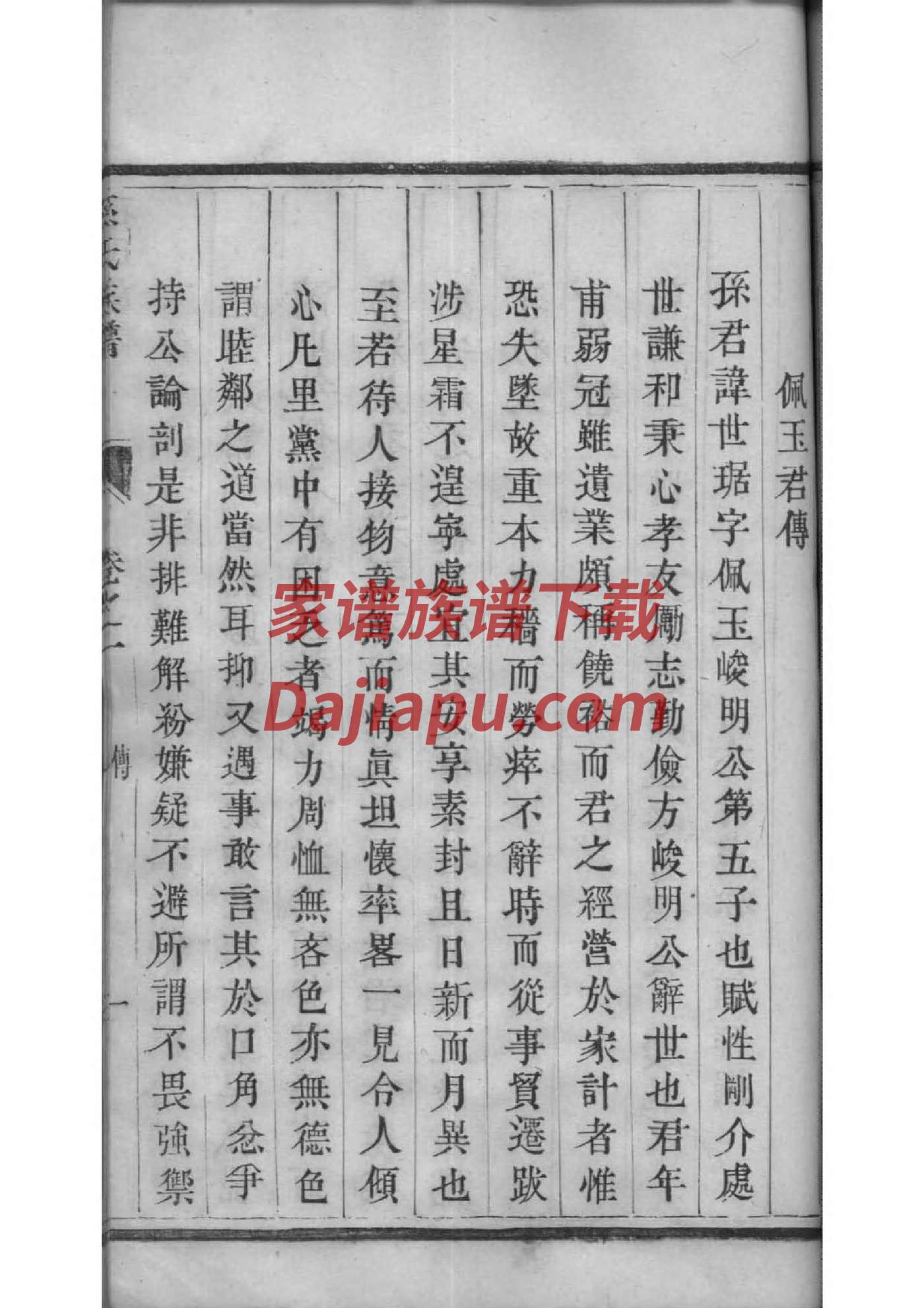 广传公十四房族谱资料