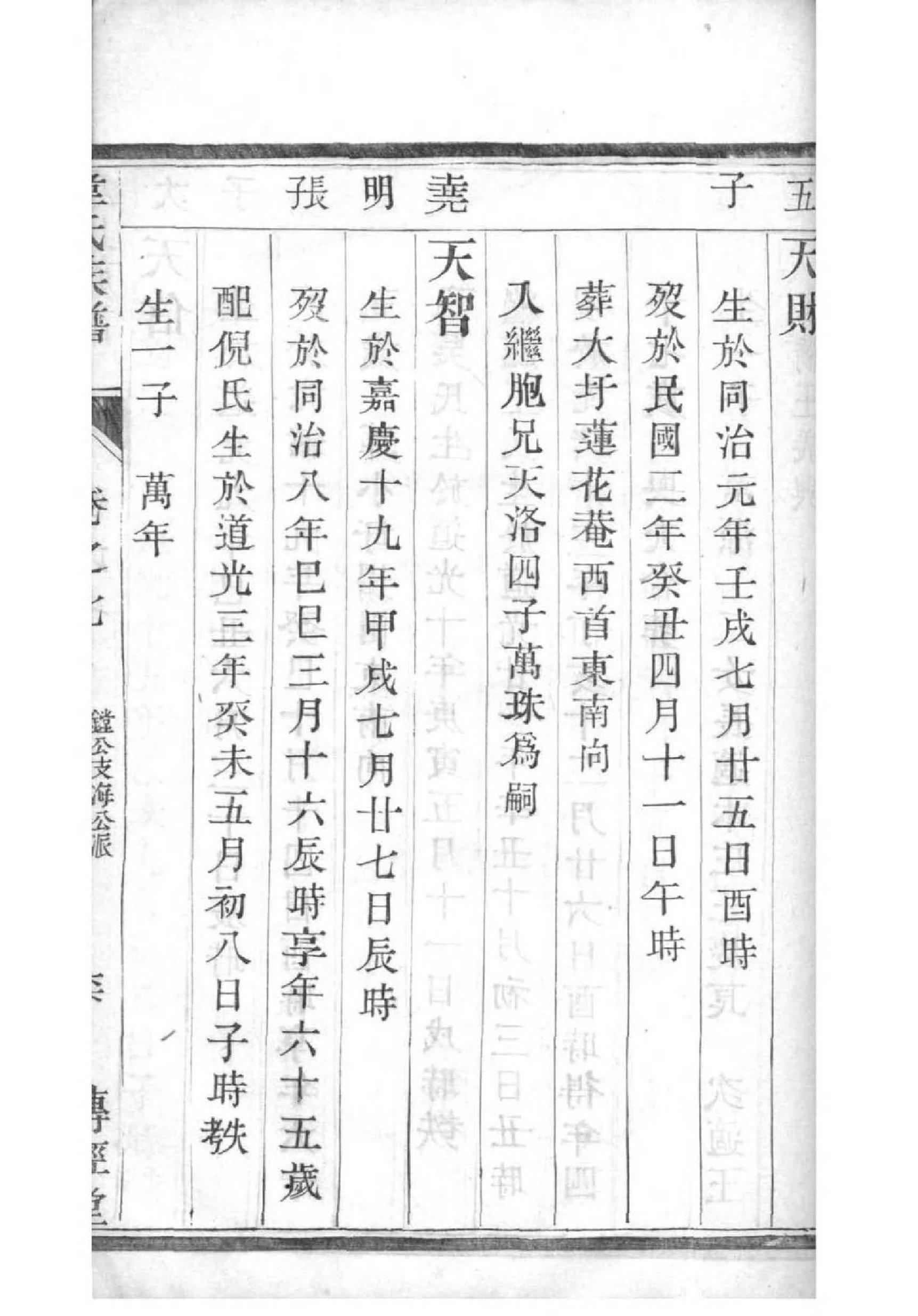 家谱族名