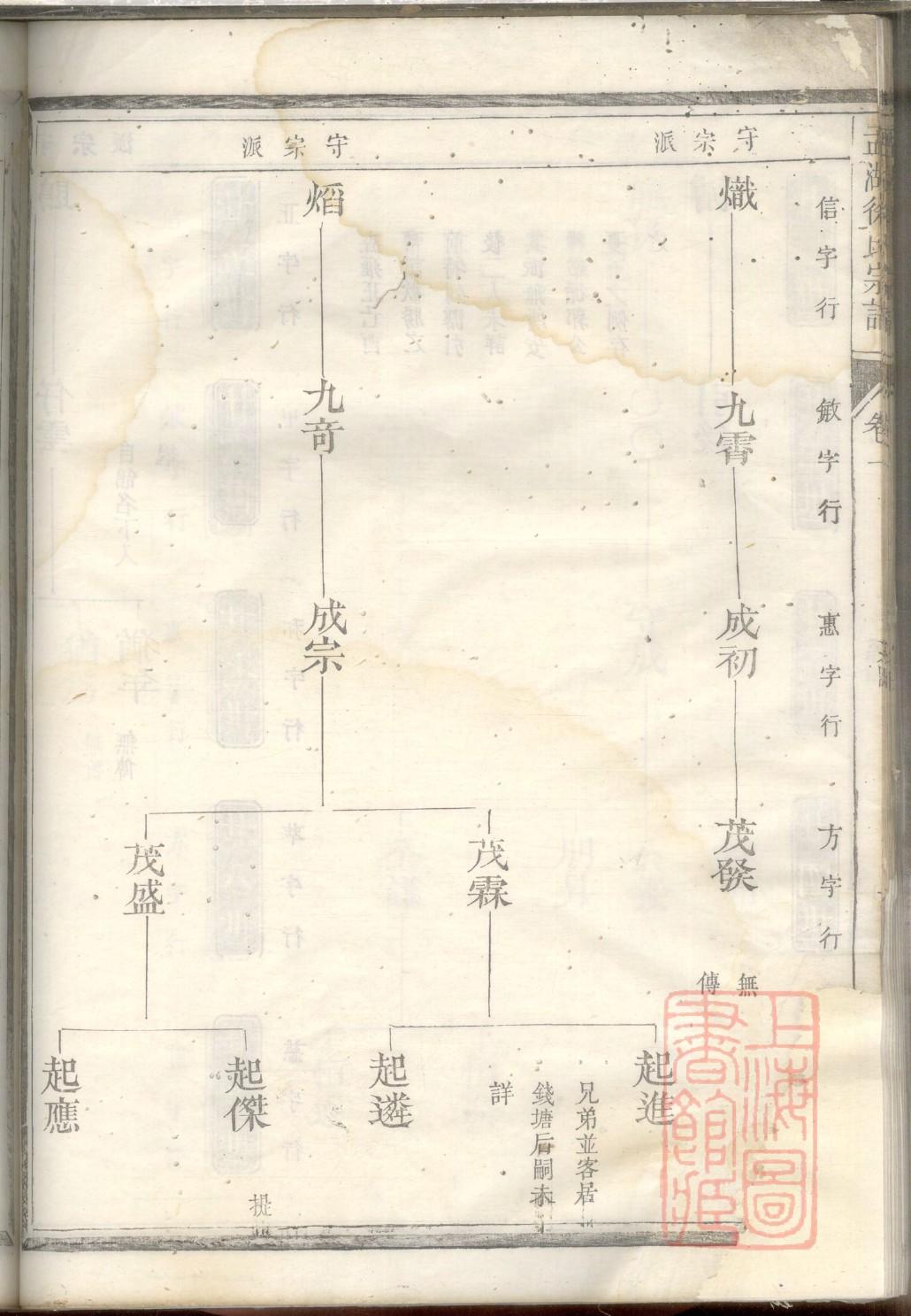 小学作业家谱