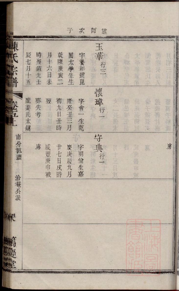 凃姓族谱字辈大全
