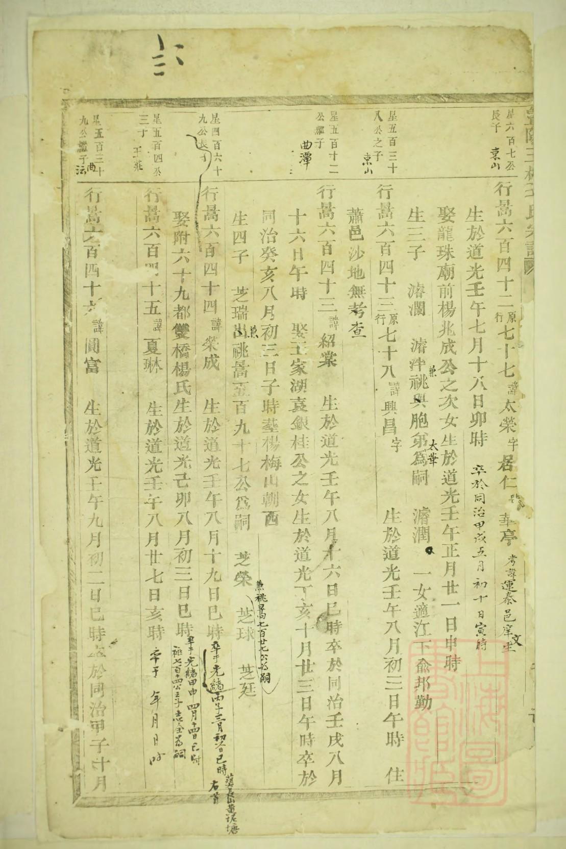 韦姓族谱字辈排行