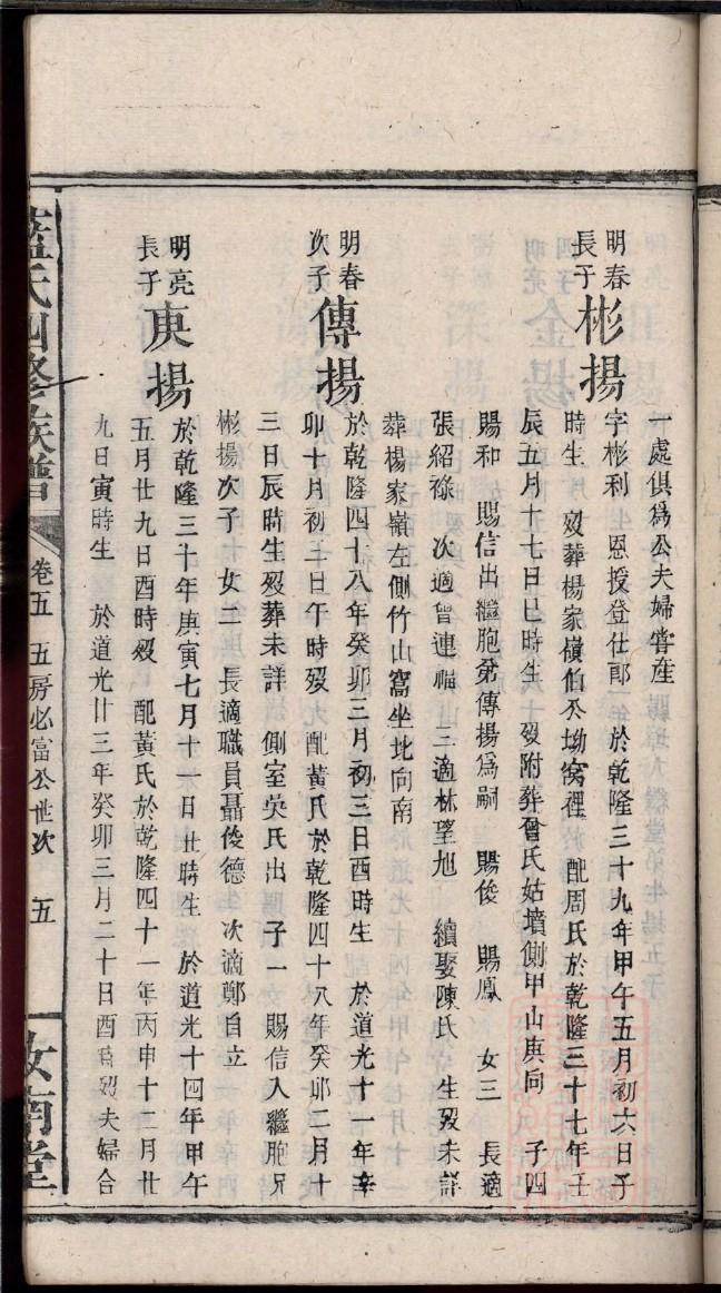 势氏辈分表