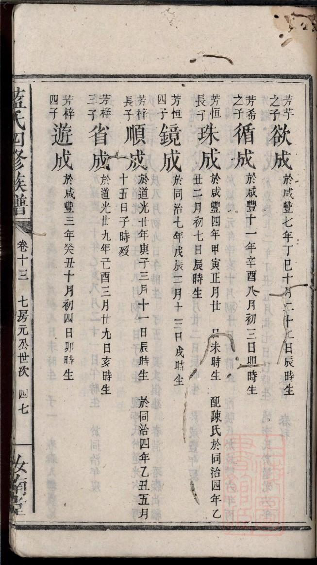 虞氏家谱
