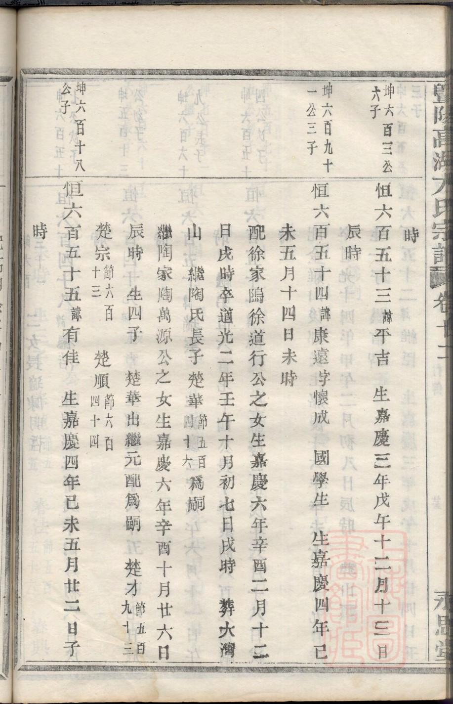 慈姓族谱字辈查询全部