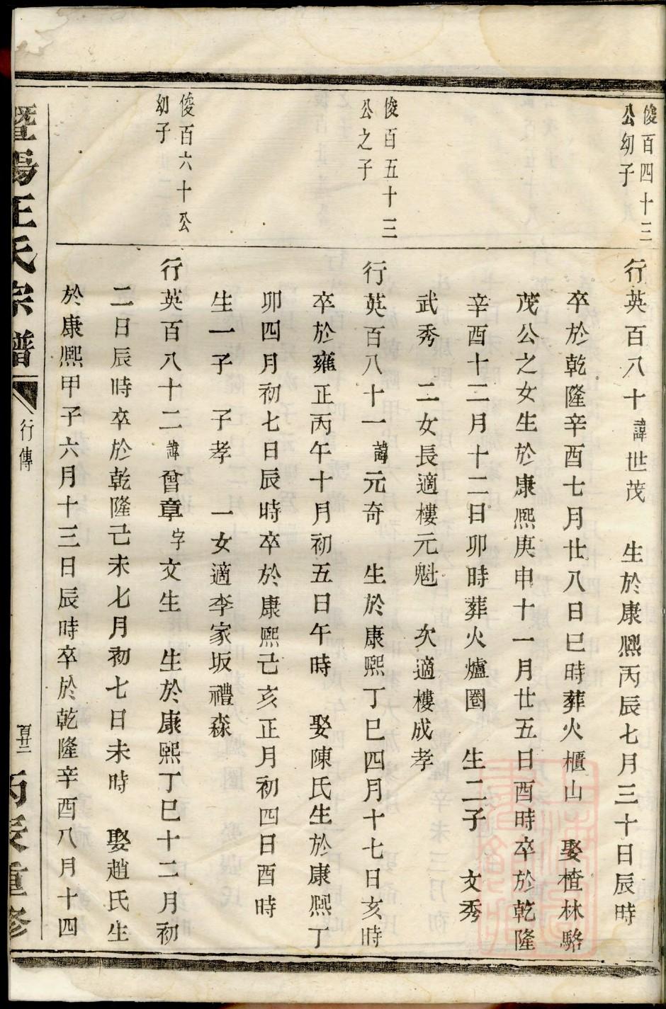 李氏家谱所有字辈查询