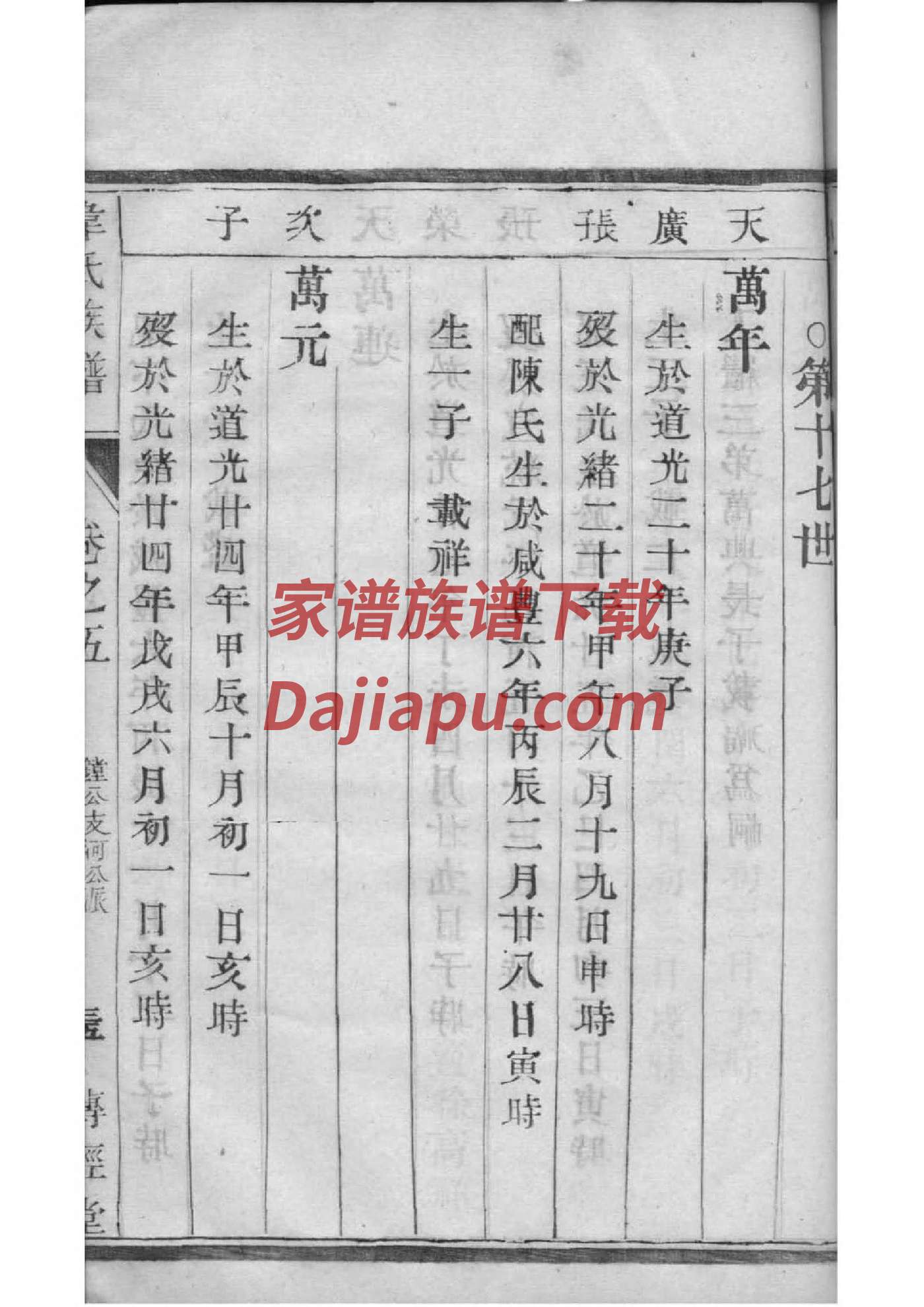 达氏族谱在哪里看