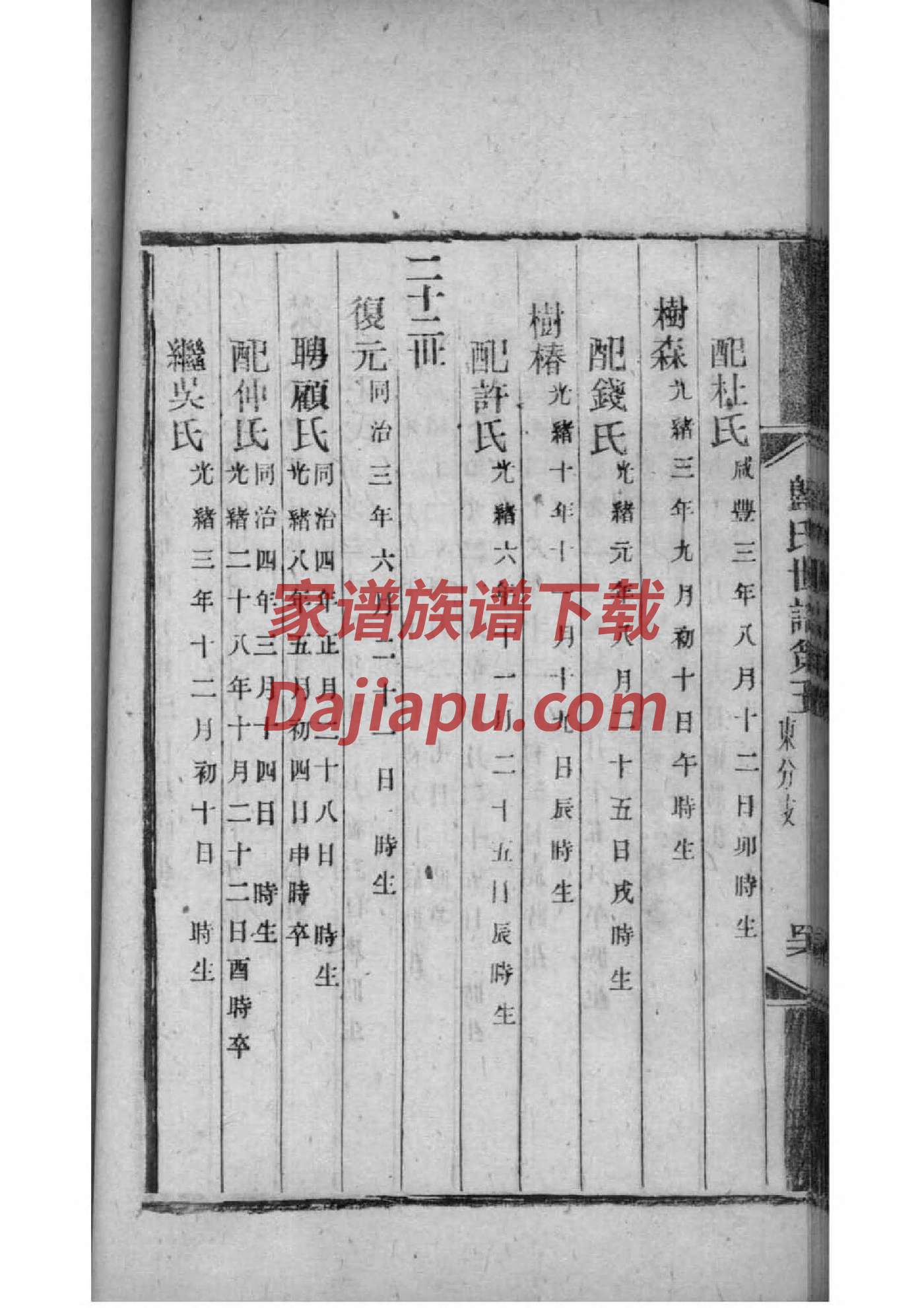 哈氏族谱家谱
