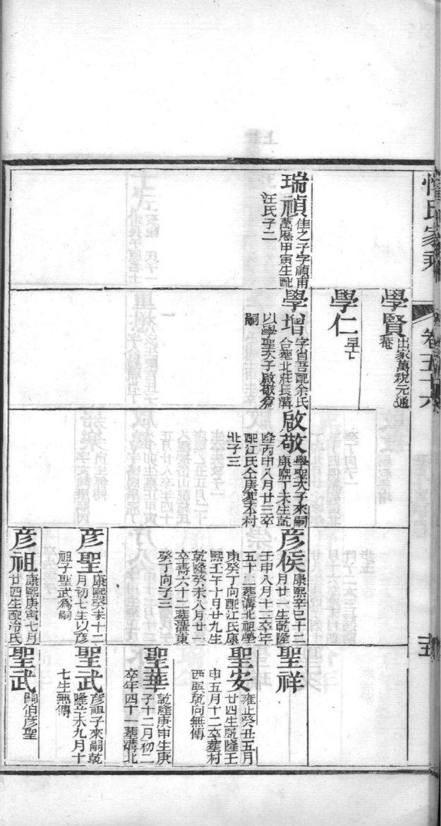 曲氏家谱20字