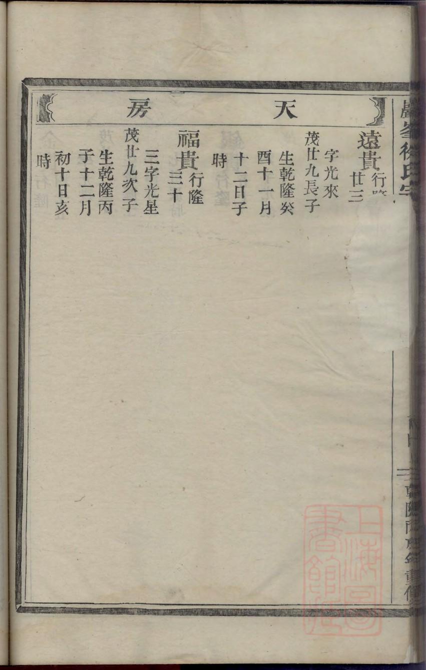 山东牟氏庄园族谱
