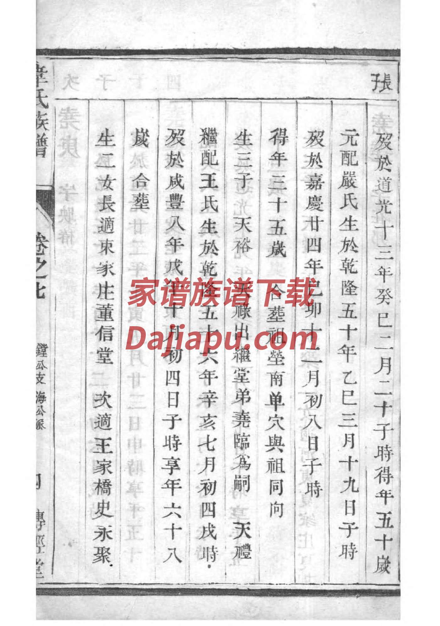 代氏族谱字辈排列表格