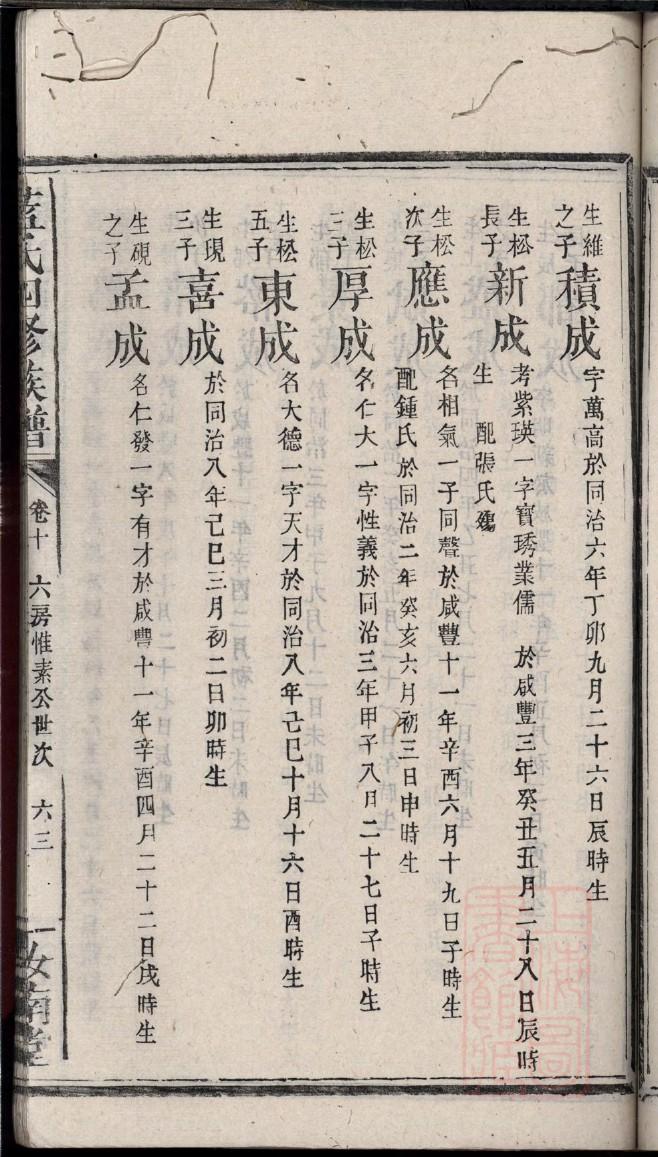 李氏族谱辈分排名全部