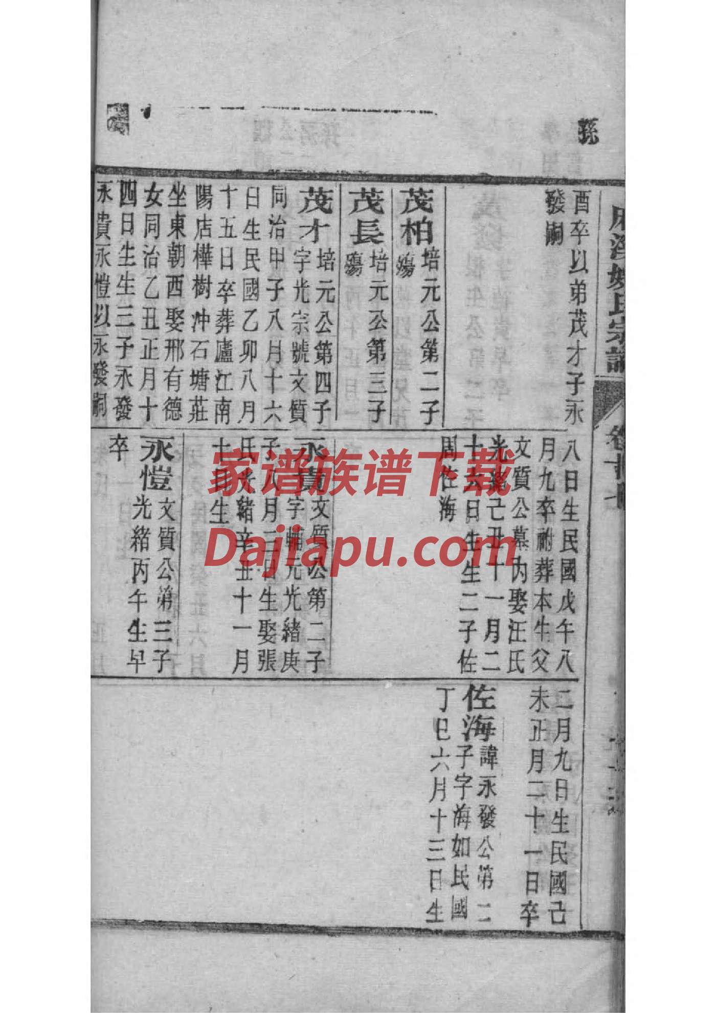 湖南郭氏家谱40个字辈