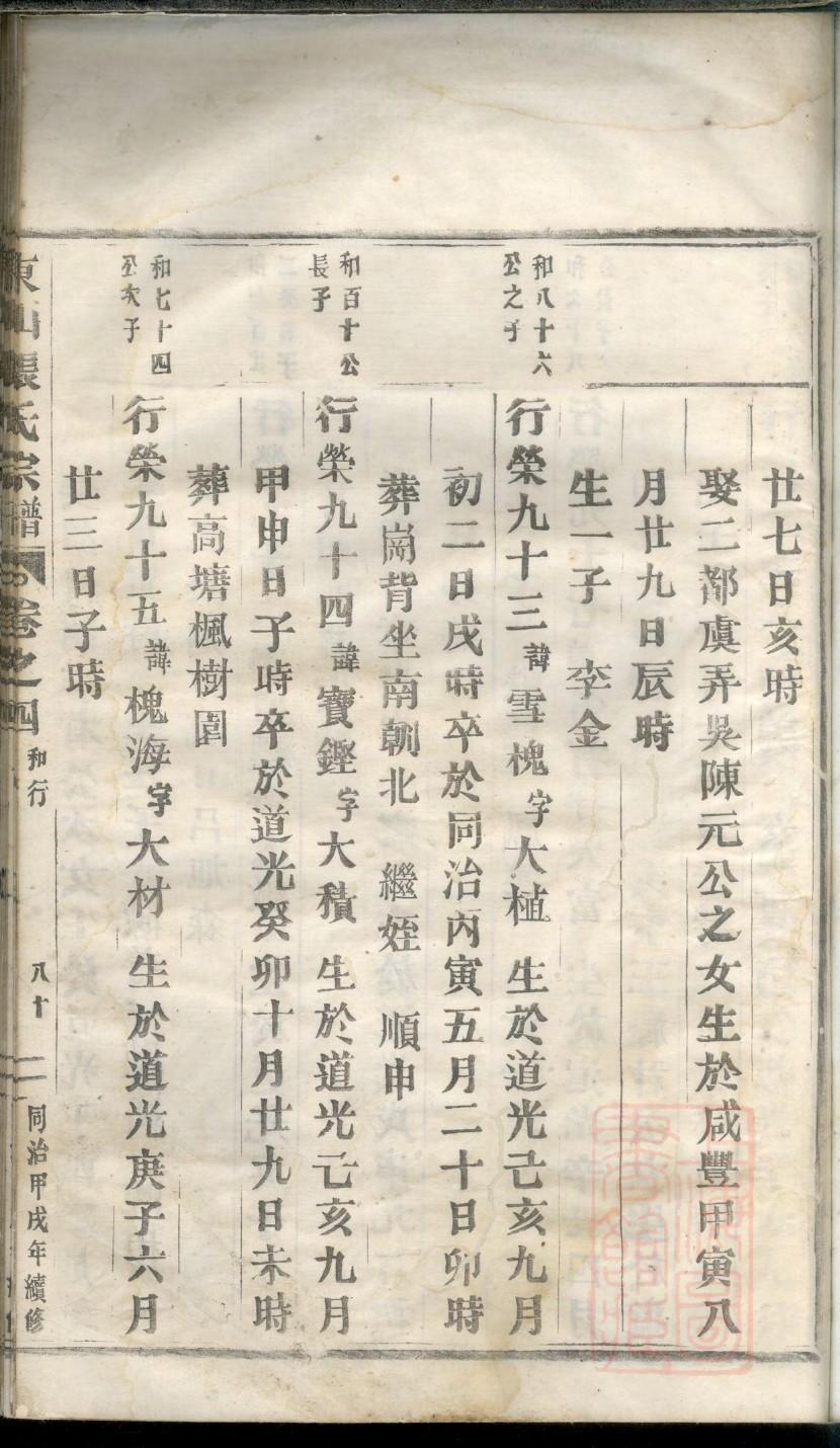 姓孙家谱