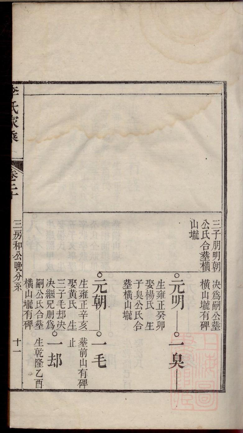 有氏族谱