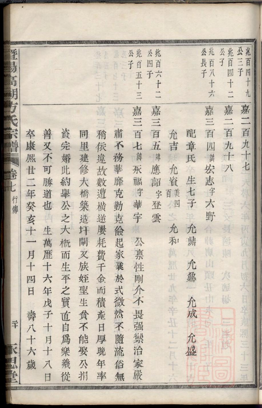 宗政姓族谱字辈排行