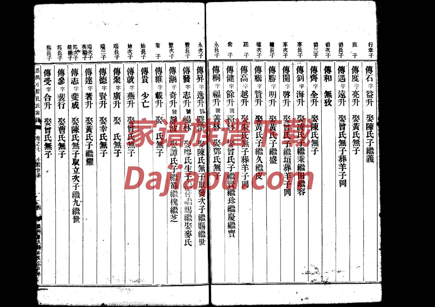 可姓族谱字辈大全