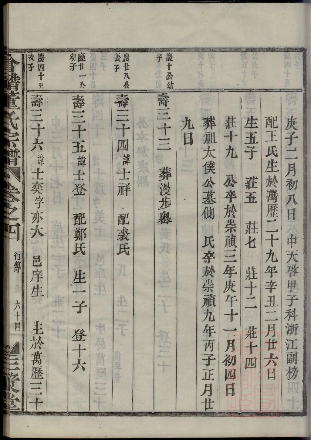 终氏辈分表